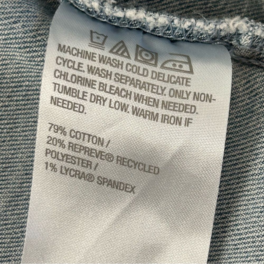 QVC studio park Light wash Women's Jean Chore Jacket size large - Picture 5 of 5